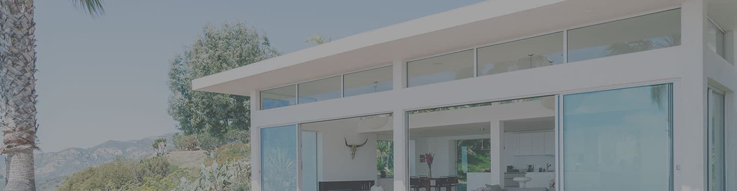 Large house with big windows